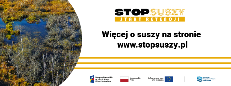 baner do artykułu w gazeta prawna o stronie www - logo stop suszy start retencji, mokradła