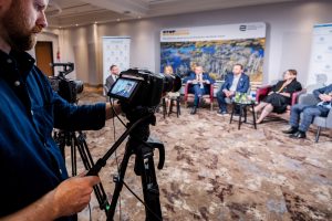 Sala konferencyjna podczas wydarzenia Stop Suszy! Start Retencji! w Gdańsku